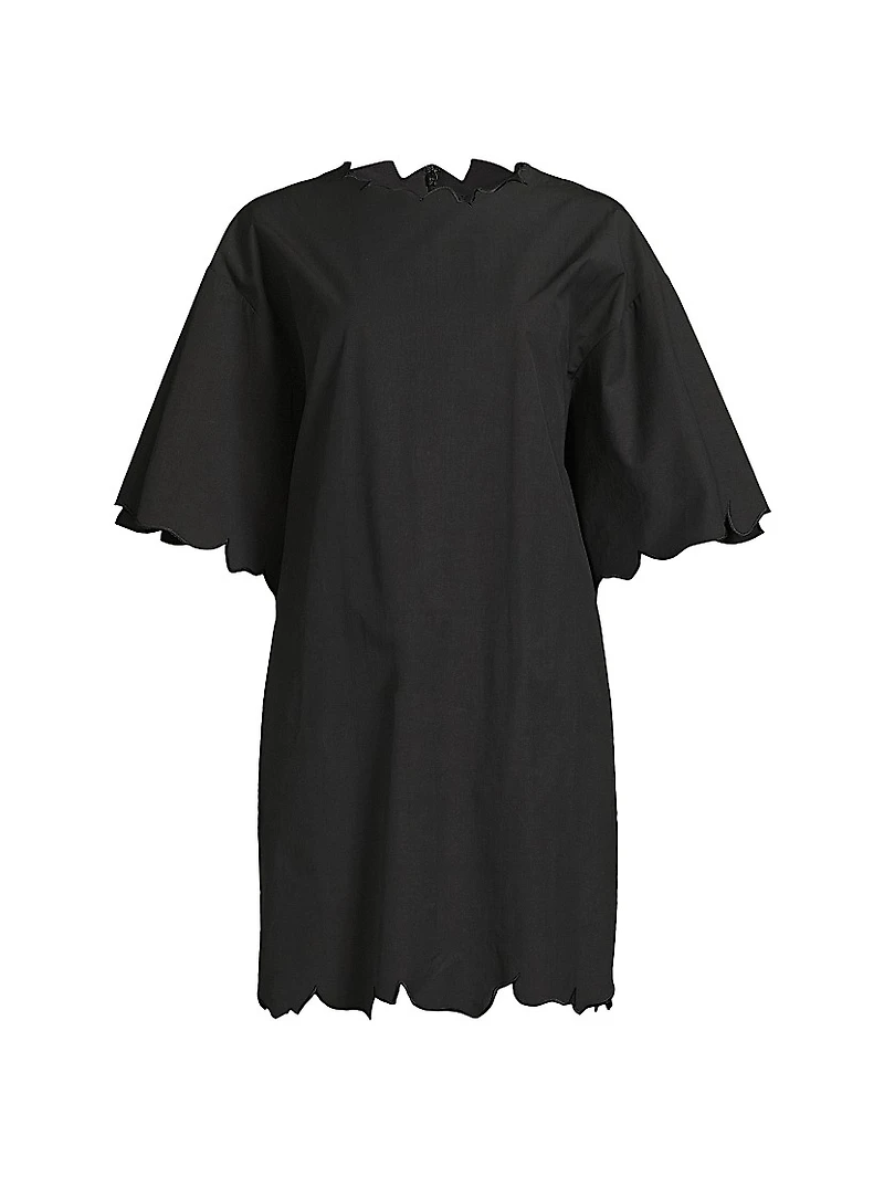 Tech Cotton Taffeta T-Shirt Dress