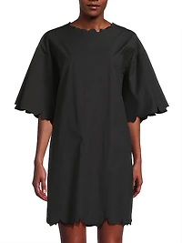 Tech Cotton Taffeta T-Shirt Dress