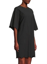 Tech Cotton Taffeta T-Shirt Dress