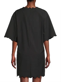 Tech Cotton Taffeta T-Shirt Dress