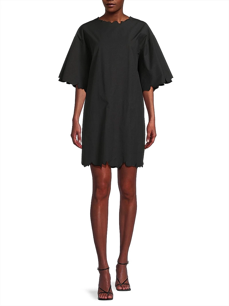 Tech Cotton Taffeta T-Shirt Dress