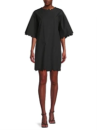 Tech Cotton Taffeta T-Shirt Dress