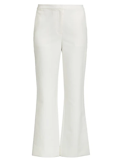 Techno Cotton Flared Trousers