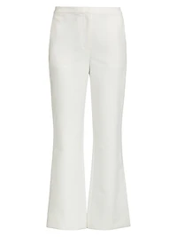 Techno Cotton Flared Trousers