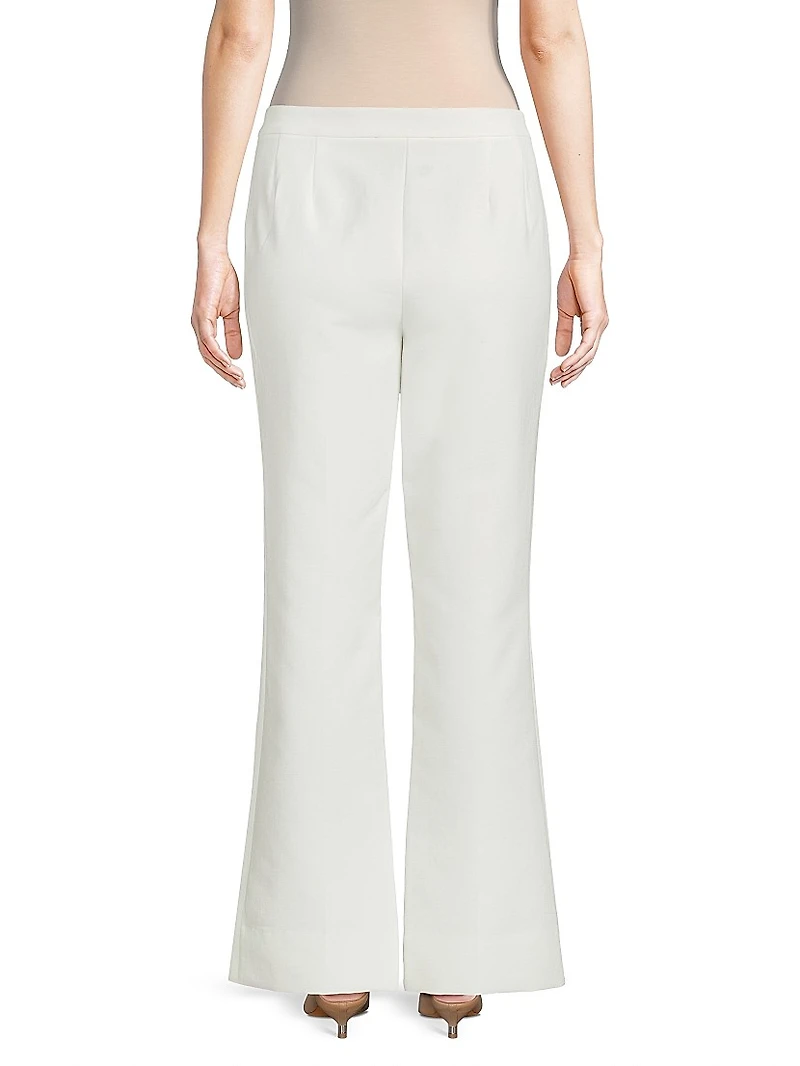 Techno Cotton Flared Trousers