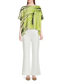 Techno Cotton Flared Trousers