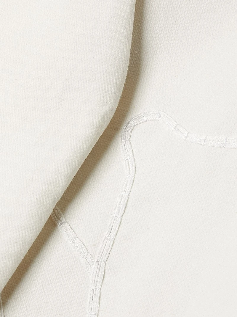 Canvas Embroidered Blazer