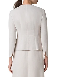 Tina Twisted Linen Jacket
