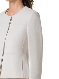 Tina Twisted Linen Jacket