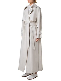 Haider Linen-Blend Trench Coat