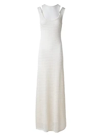Crochet Sleeveless Maxi-Dress