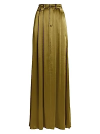 Demetrius Satin Maxi Skirt