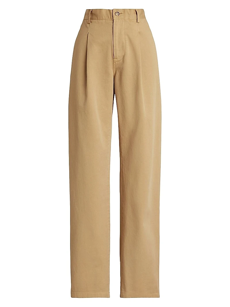 Cotton Ankle-Length Pants