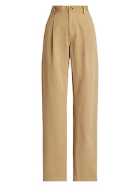 Cotton Ankle-Length Pants