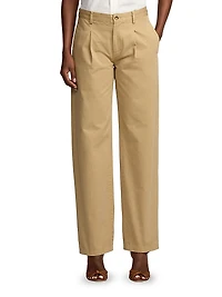Cotton Ankle-Length Pants