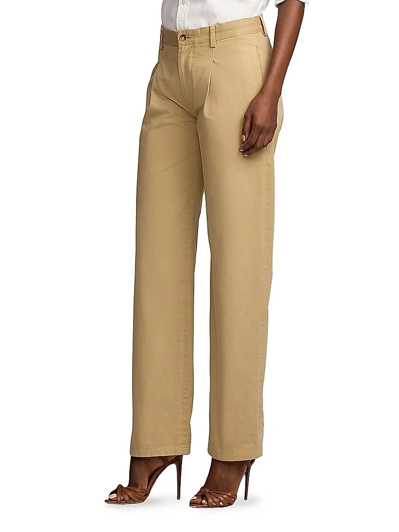 Cotton Ankle-Length Pants