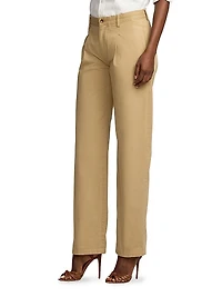 Cotton Ankle-Length Pants