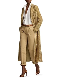 Cotton Ankle-Length Pants