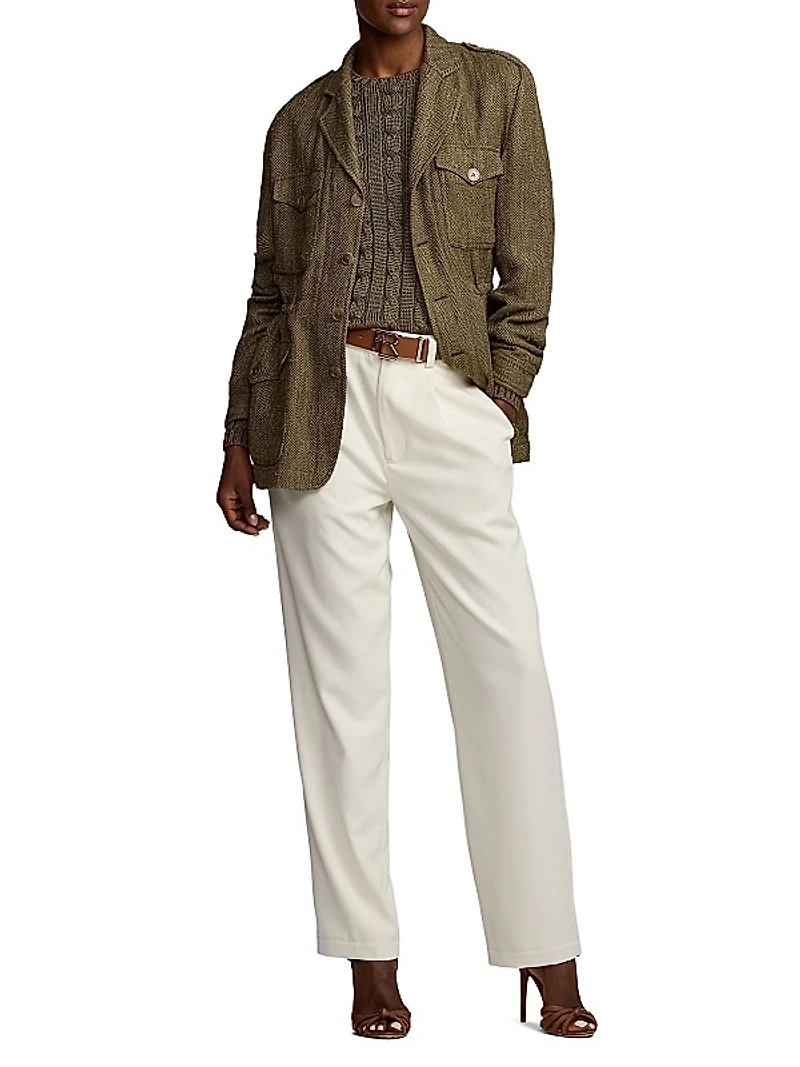 Schmitt Herringbone Blazer