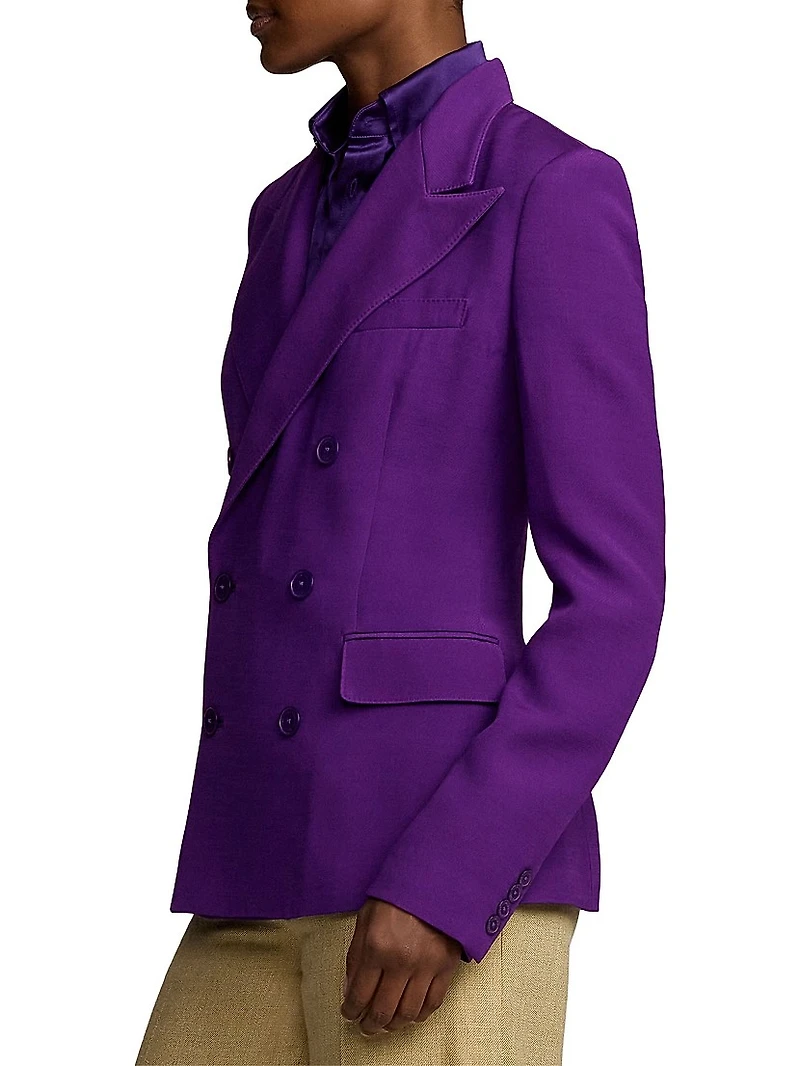 Desmond Wool-Silk Blazer