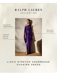 Lizzie Satin One-Shoulder Gown