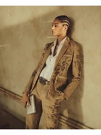 Parker Embellished Cotton Chino Jacket