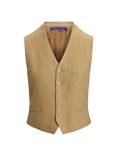 Jaden Rustic Twill Vest
