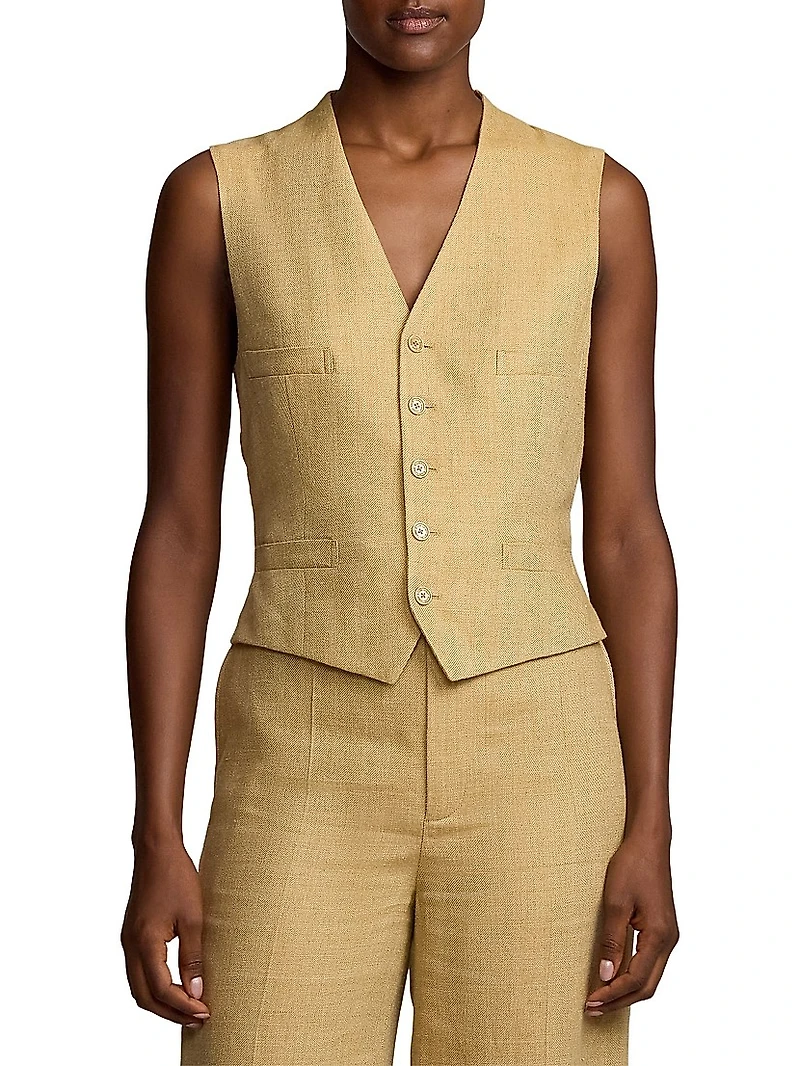 Jaden Rustic Twill Vest