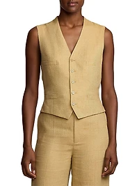 Jaden Rustic Twill Vest