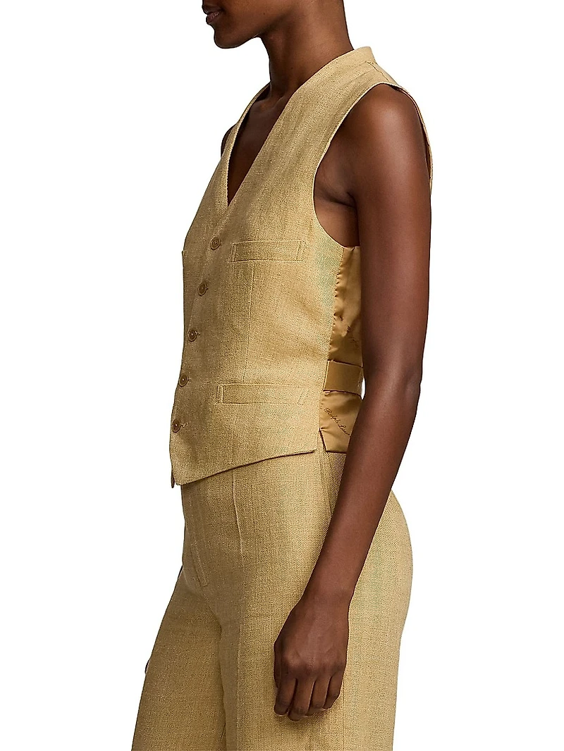 Jaden Rustic Twill Vest