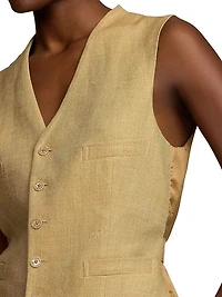 Jaden Rustic Twill Vest