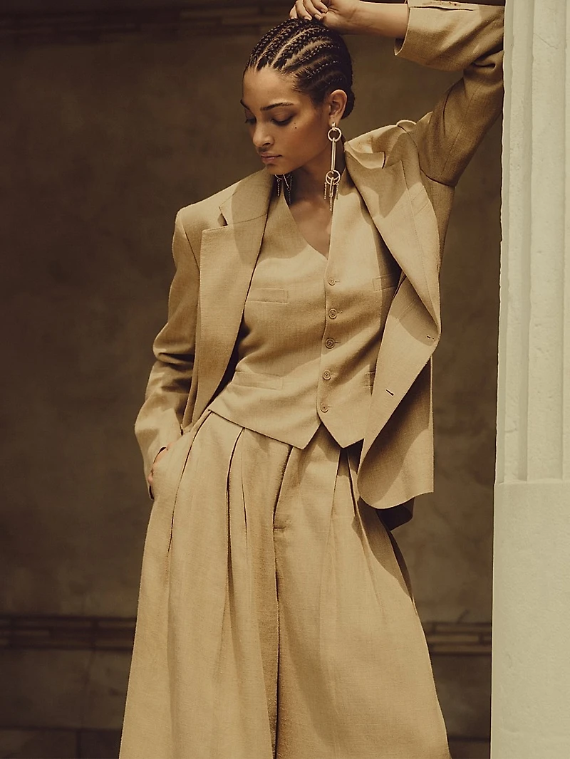 Jaden Rustic Twill Vest