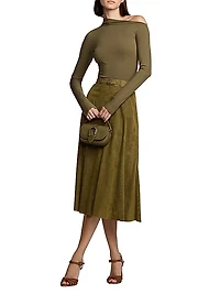 Fluid Jersey One-Shoulder Top