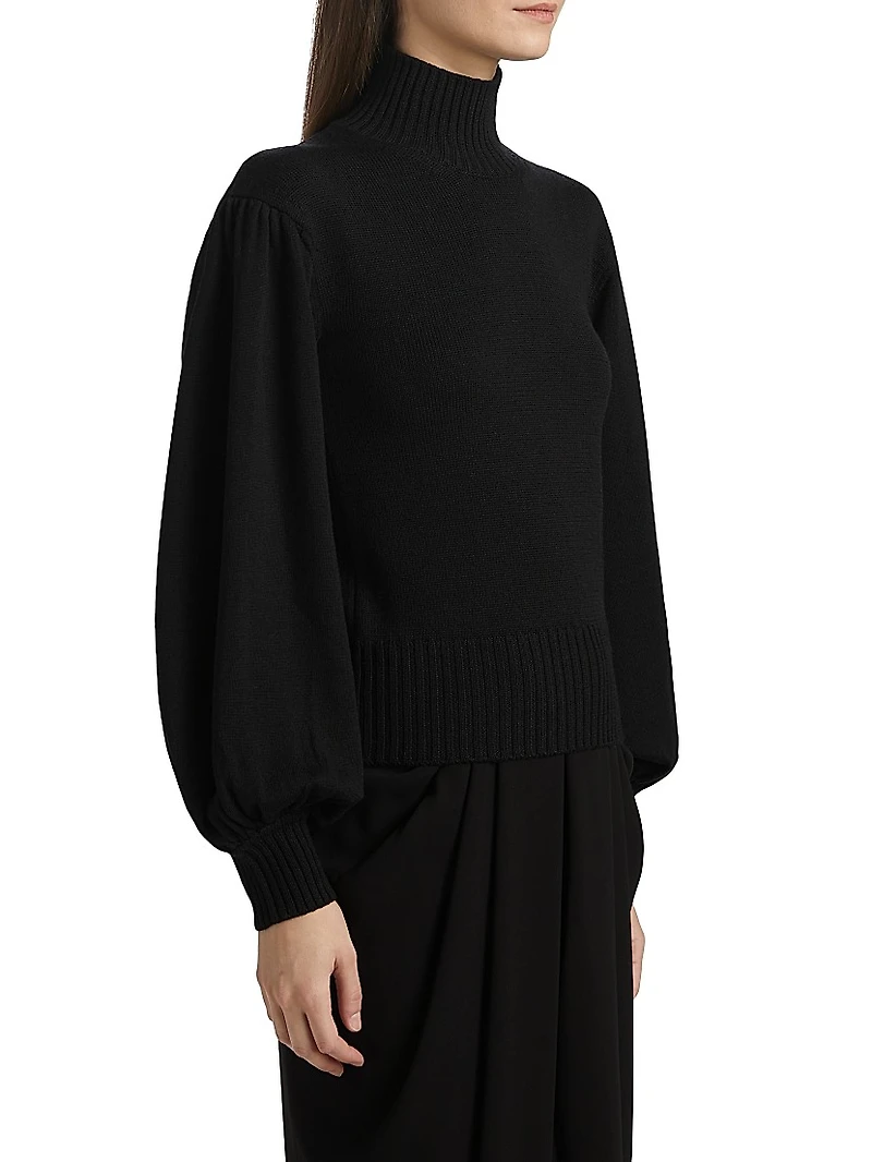 Virgin Wool Turtleneck Sweater