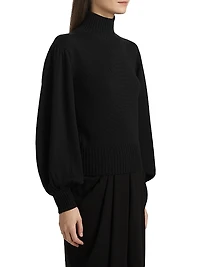 Virgin Wool Turtleneck Sweater