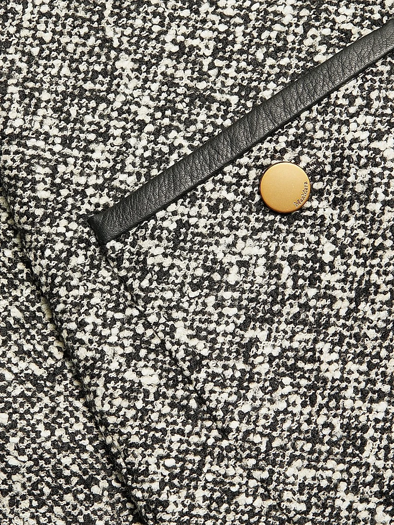 Cosa Wool-Blend Tweed Miniskirt