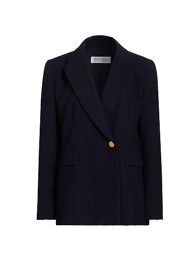 Pagano Stretch-Wool Double-Breasted Blazer