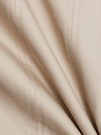 Amina Cotton Tie-Waist Midi Dress