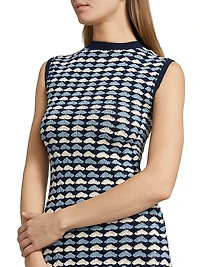 Spondylus Pacifico Sleeveless Midi-Dress