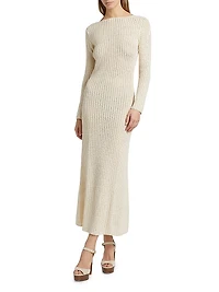 Spondylus Misha Crochet Maxi Dress