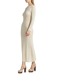 Spondylus Misha Crochet Maxi Dress