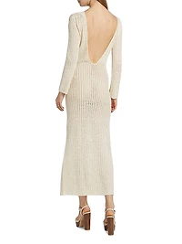 Spondylus Misha Crochet Maxi Dress