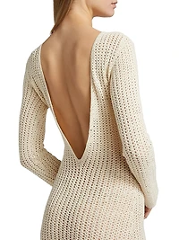 Spondylus Misha Crochet Maxi Dress