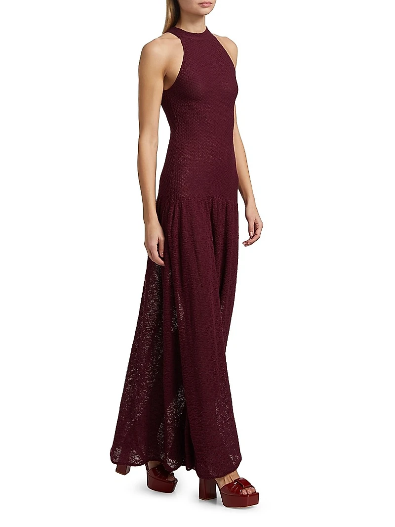 Cayo Halter Maxi Dress