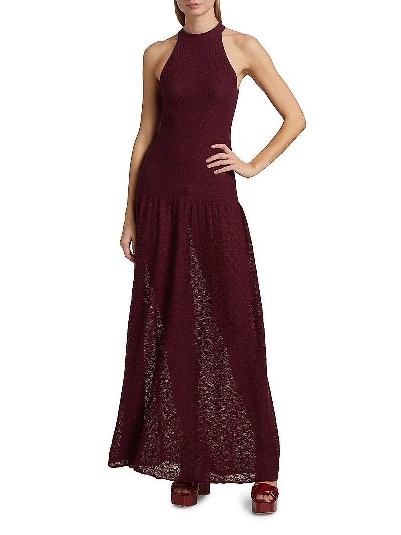 Cayo Halter Maxi Dress