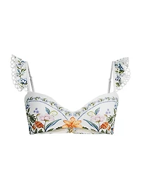 Sweet Bloom Bouquet Bikini Top