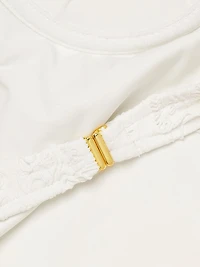 Seashell Eyelet One-Piece Swimsuit