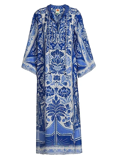 Delicate Tapestry Cover-Up Long Dress