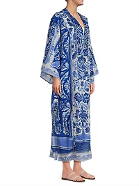 Delicate Tapestry Cover-Up Long Dress