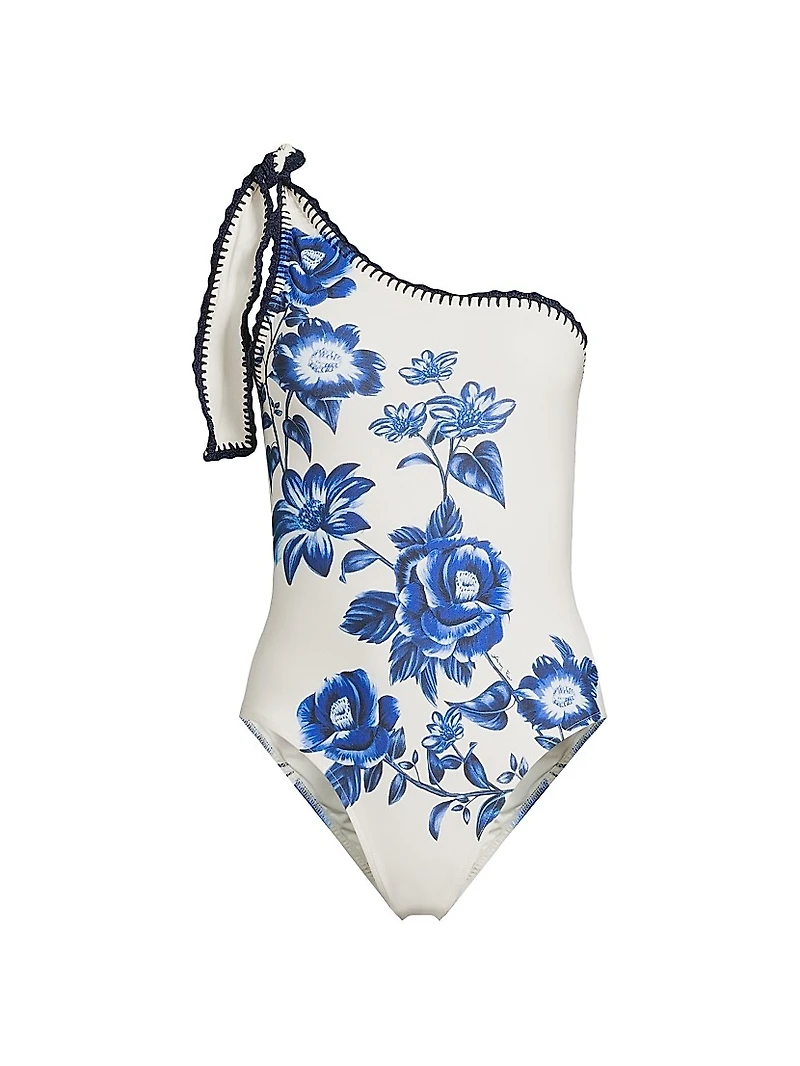 Floral Cascade One-Piece Swimsuit